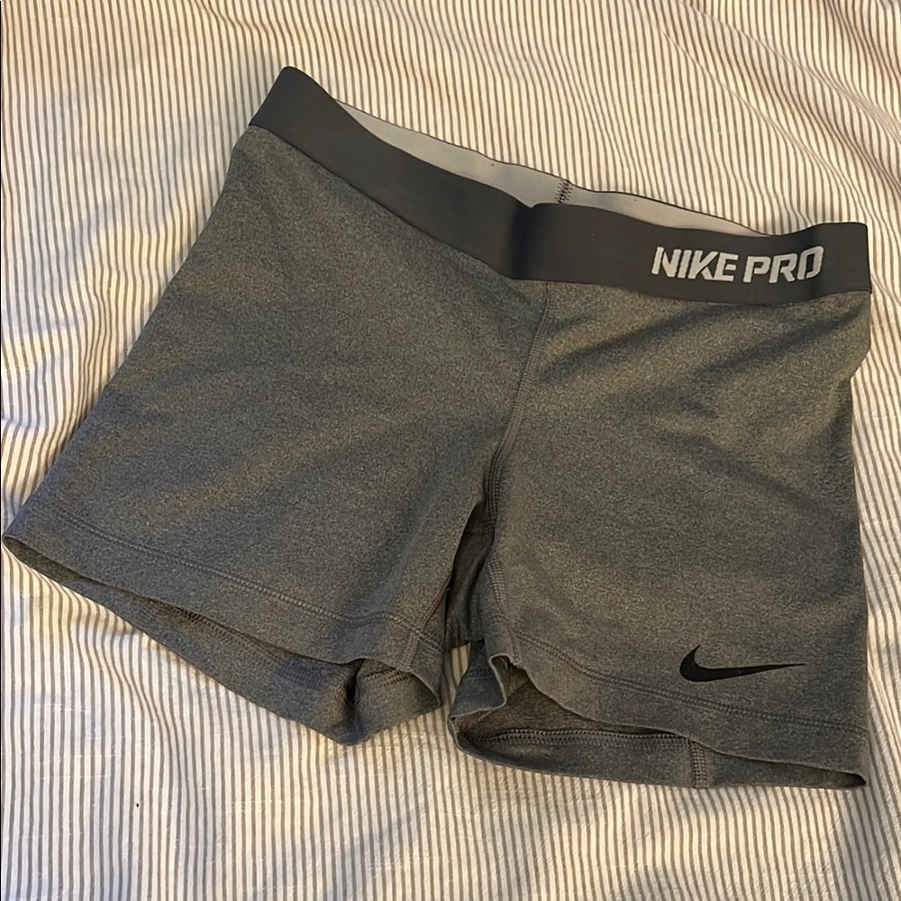 Nike Gray Dri Fit Shorts - Small